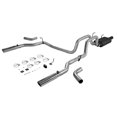 thumbnail image 1 of Flowmaster 817424 Cat-back System 409S - Dual Rear/Side Exit -American Thunder-Mild/Moderate Sound, 1 of 3