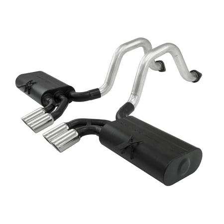 Flowmaster 817517 Axle-back System 409S - Dual Rear Exit - Mild/Moderate Sound