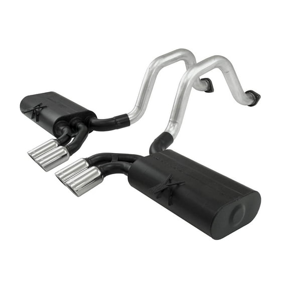Flowmaster 817517 Axle-back System 409S - Dual Rear Exit - Mild/Moderate Sound