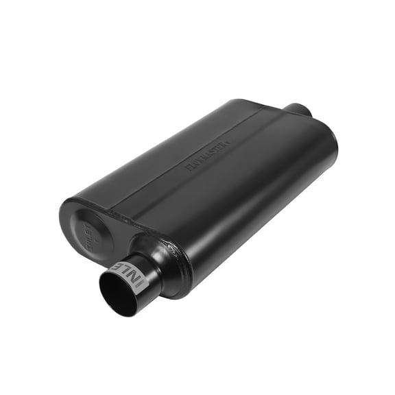 Flowmaster 842551 50 Delta Muffler 409S - 2.50 Offset In / 2.50 Center Out - Moderate Sound