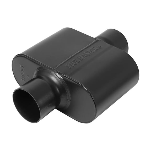 Flowmaster 843015 Super 10 Muffler 409S - 3.00 Center In / 3.00 Center Out - Aggressive Sound