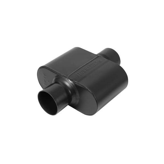 Flowmaster 843015 Super 10 Muffler 409S - 3.00 Center In / 3.00 Center Out - Aggressive Sound