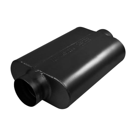 Flowmaster 8435409 40 Series Race Muffler 409S - 3.50 Center In / 3.50 Center Out -Aggressive Sound