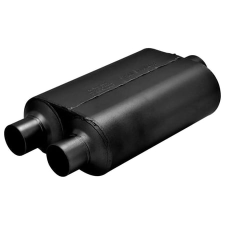 Flowmaster 8530452 Super 40 Muffler 409S - 3.00 Center In / 2.50 Dual Out - Aggressive Sound