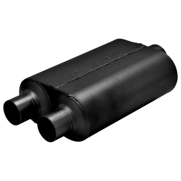 Flowmaster - 8530452 - Super 40 Muffler 409S - 3.00 Center In / 2.50 Dual Out