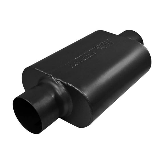 Flowmaster 854040-10 Top Ten Race Muffler 409S - 4.00 Center In / 4.00 Center Out - Aggressive Sound
