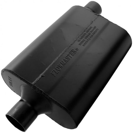 Flowmaster 942447 Super 44 Muffler - 2.25 Center In / 2.25 Offset Out - Aggressive Sound