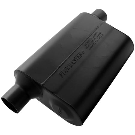 Flowmaster - 942449 - Super 44 Muffler - 2.25 Offset In / 2.25 Same Side Out Fits select: 1999,2003-2004 FORD MUSTANG COBRA SVT