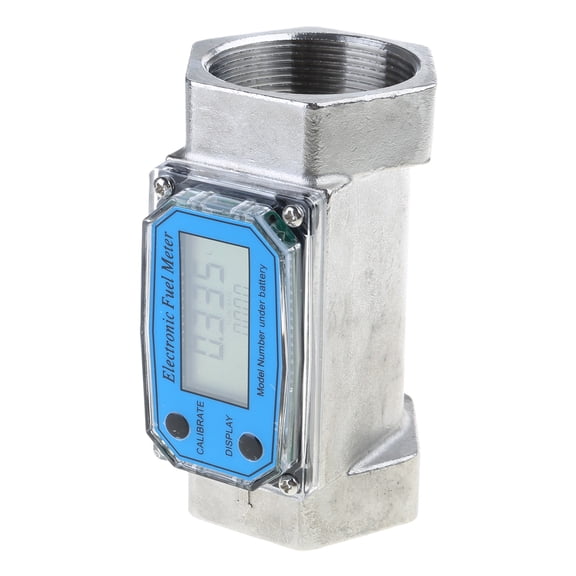 Flowmeter 1in/2in/2.5in/3in LCD Digital Liquid Meter Electronic Turbine-Flowmeter for Diesel-Fuel Urea Water