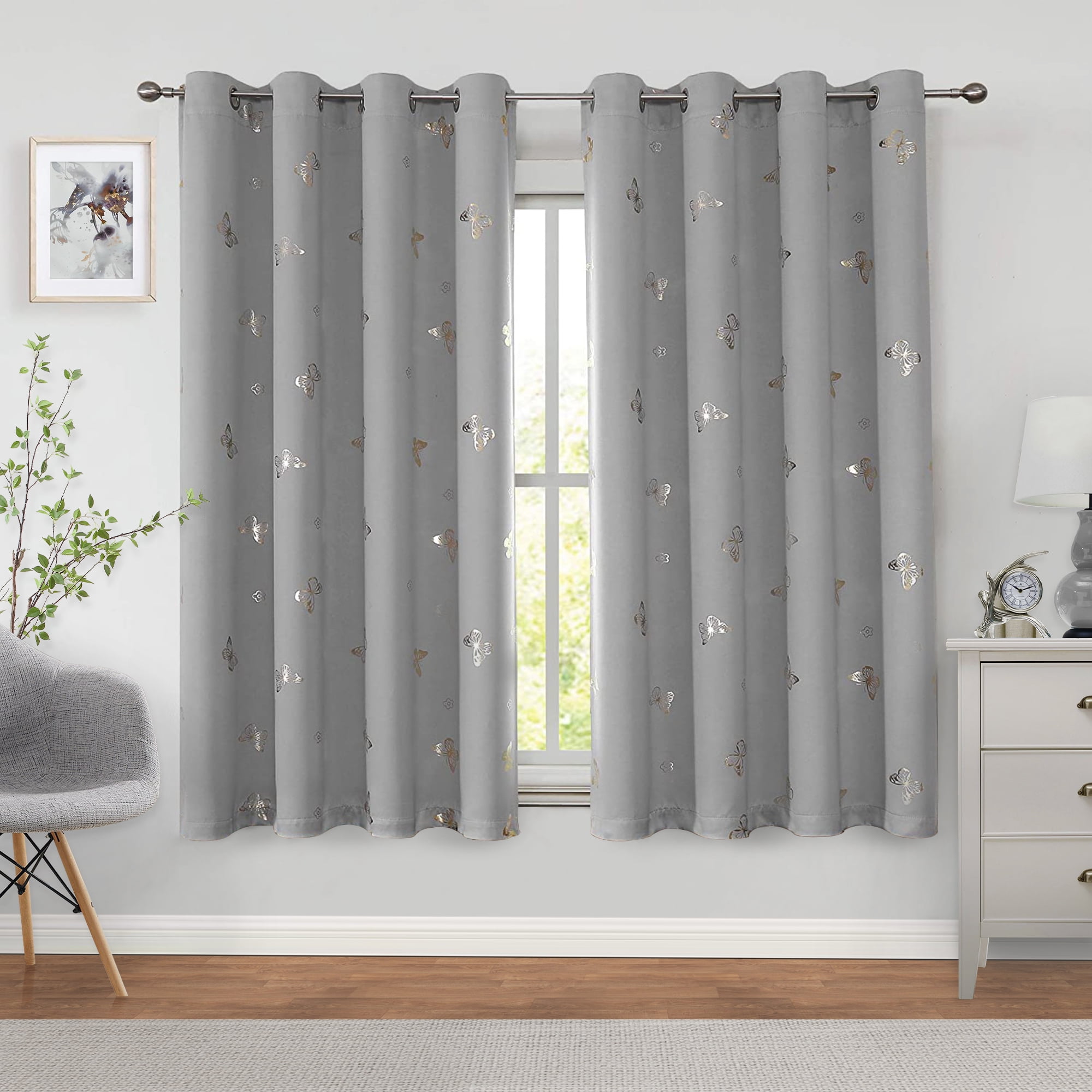 Personalized Football City Blackout Curtains – Custom Name & Number, 2 Panels Set For Bedroom Or Living Room (Houston)