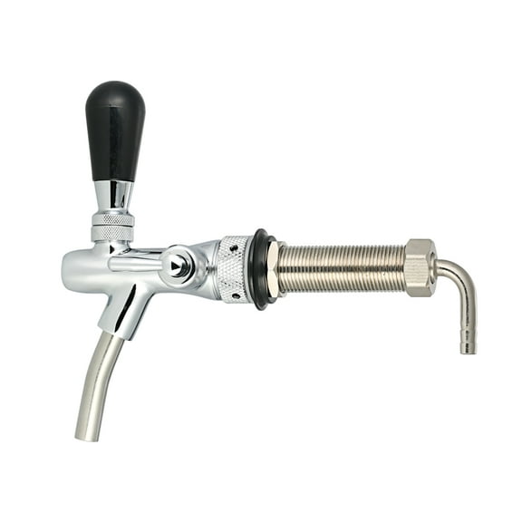 Flows Adjustable Beer-keg Tap Beer-keg Tap Flows Control Beer-keg Tap Adjustable F-low Control Draft Beer-faucet Tap G5/8 Shank Long Stem Home Brew Keg Tap