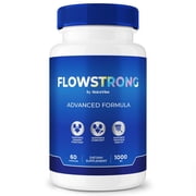 Flowstrong Capsules - Flow Strong Prostate Support Formula with Natural Blend for Urinary Flow, Comfort & Balance | Easy-to-Swallow Daily Pills for Over-All Wellness 60 Capsules