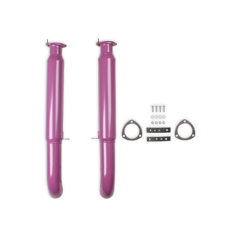 Flowtech Exhaust Purple Hornie Muffler 3.00 Flowtech Exhaust Purple Hornie Muffler 3.00