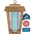 thumbnail image 1 of Flowtron Electric Bug Zapper, 1.5 Acre Outdoor Insect Killer, Dual 40W UV Bulb, 5600V Grid (Tan), 1 of 5