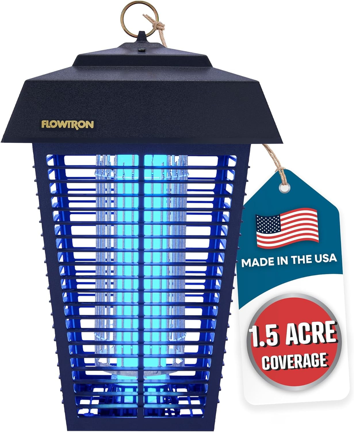 Flowtron BK-80D Outdoor Electronic Insect Killer, Black