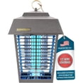 thumbnail image 1 of Flowtron Electric Bug Zapper, 1/2 Acre Outdoor Insect Killer, 15W UV, 5600V Shock Grid (Grey), 1 of 5