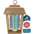 thumbnail image 1 of Flowtron Electric Bug Zapper, 1/2 Acre Outdoor Insect Killer, 15W UV, 5600V Shock Grid (Tan), 1 of 5