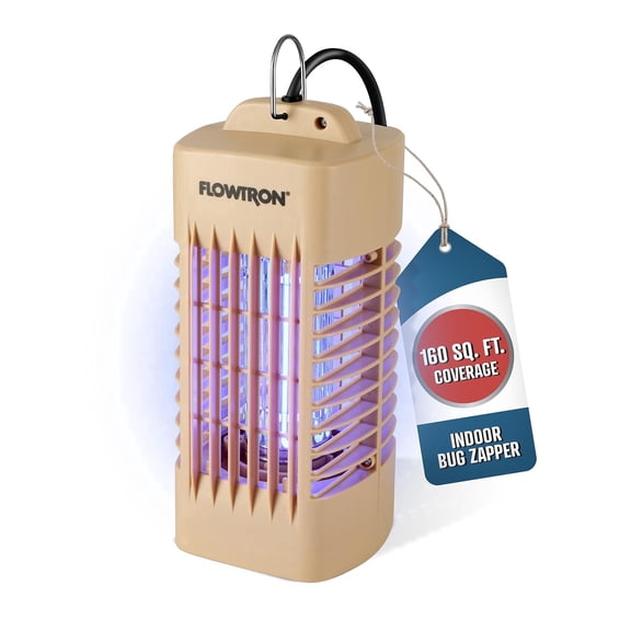Flowtron Indoor Bug Zapper 1000V UV Light Mosquito & Fly Trap Plug-In for Home 160 Sq Ft