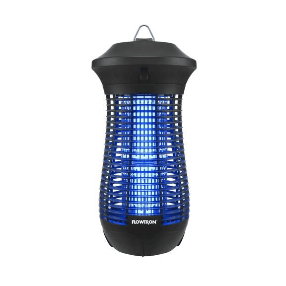 Flowtron Outdoor Bug Zapper, Acre Coverage, LED Lamp & 4000V Power, Insect Killer, Black, 1 Count