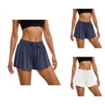 thumbnail image 1 of Flowy Athletic Running Shorts for Women Summer Casual Elastic Waist Lightweight Workout Gym Yoga Sweat Skorts with Pockets, 1 of 7