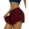 thumbnail image 1 of Flowy Athletic Shorts for Women Running Tennis Butterfly Shorts Girls 2-in-1 Double Layer Quick-Drying Comfy Skirt, 1 of 5
