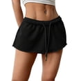 thumbnail image 1 of Flowy Athletic Shorts for Women Workout Running Short Pants Tennis Skort Skirt Black S, 1 of 8