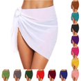thumbnail image 1 of Flowy Beach Cover Up Dress for Seaside Wear Lightweight Resort Wrap Sarong by Swimwear Trends in Spring/Summer, 1 of 4