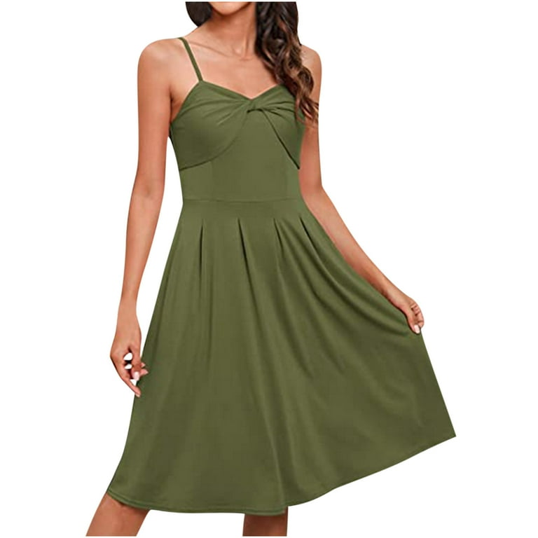 Solid color sundresses sale