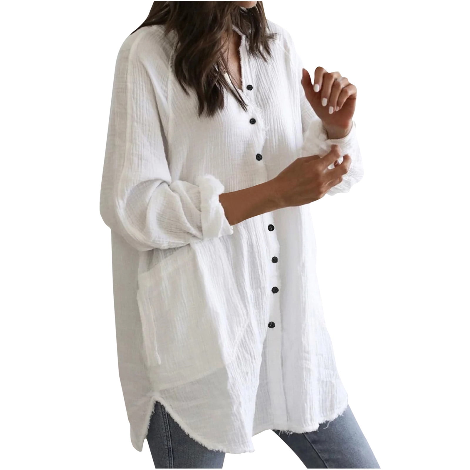 white long sleeve shirts