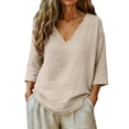 thumbnail image 1 of Flowy Summer Vacation Tops 2026 Womens Beach Outfits, 1 of 6