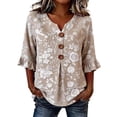 thumbnail image 1 of Flowy Summer Vacation Tops 2026 Womens Beach Outfits, 1 of 4