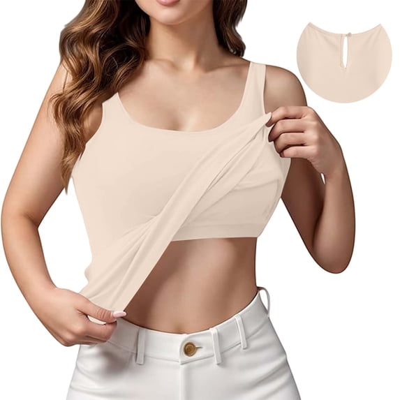 Flowy Tank Tops for Women Racerback Sleeveless, Built-In Bra, Workout Yoga Undergarment Loose Tank Tops for Women XL