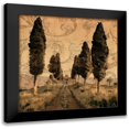 thumbnail image 1 of Floyd, Colin 12x12 Black Modern Framed Museum Art Print Titled - Tuscany I, 1 of 5