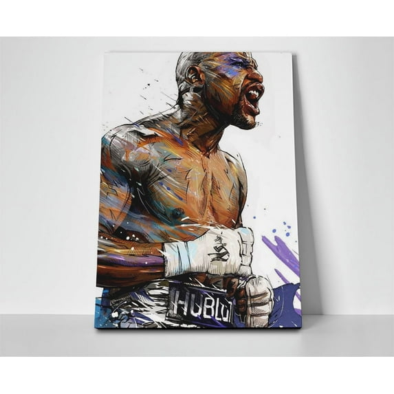 Floyd Mayweather Poster or Wrapped Canvas