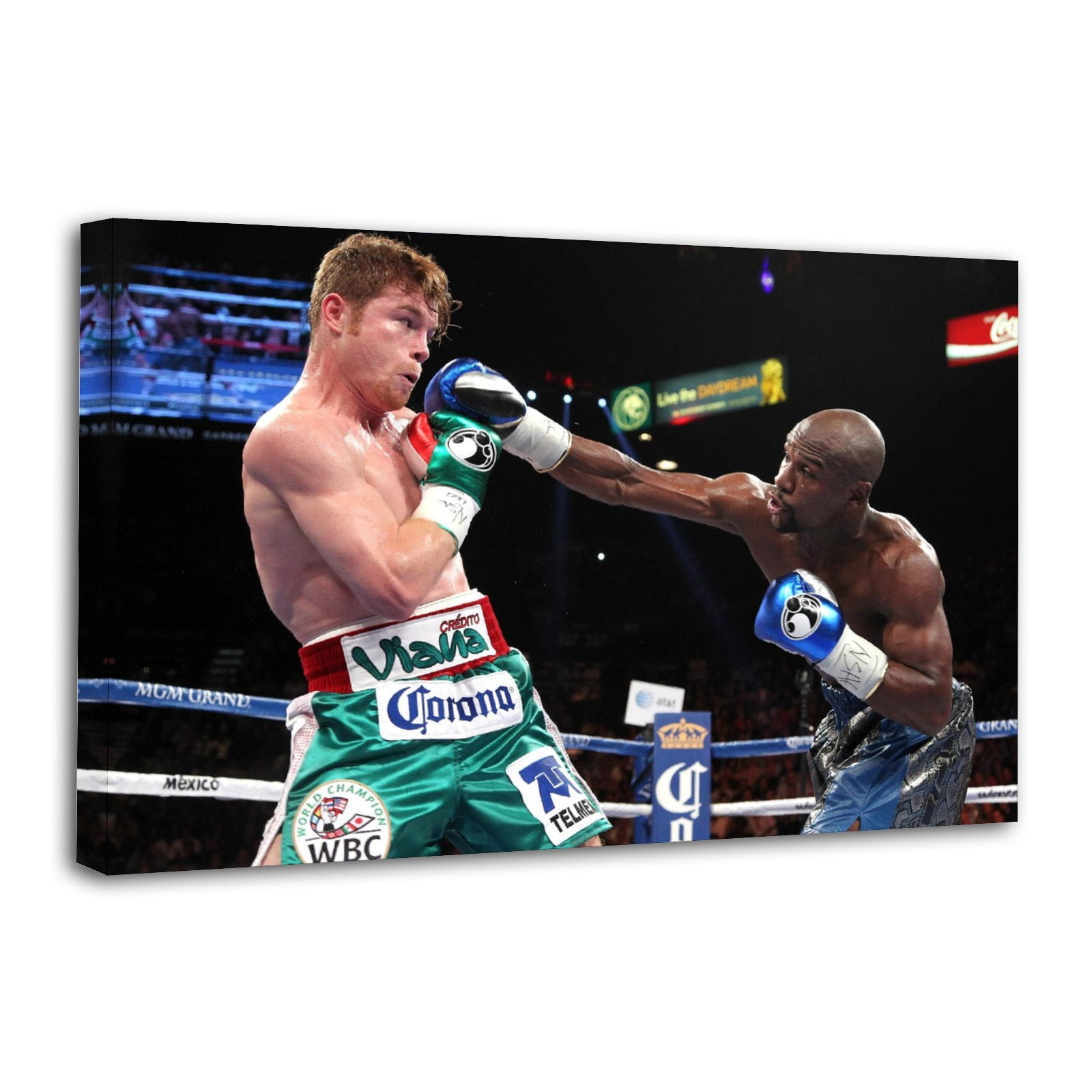 Floyd Mayweather VS Canelo Picture Print Canvas Poster Wall Paint