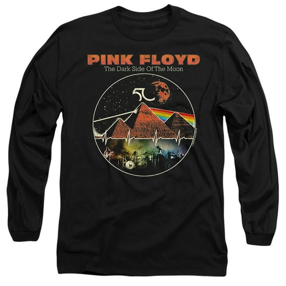 Floyd Vintage Pyramids Unisex Adult Long-Sleeve T Shirt