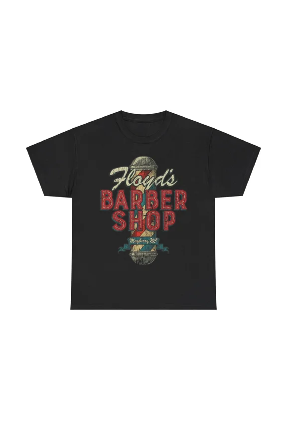 Floyds Barbershop Mayberry Inspired Retro TV Nostalgia Unisex T-Shirt, up to size 5XL