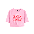 thumbnail image 1 of Floyymenor Merch Gata Only Tee Crop Top T-shirt Shorts Suits T Shirt Women Girls Short Sleeve Tees, 1 of 3