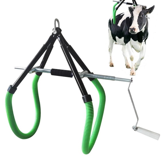 Flroha Cattle Lift Device Adjustable Cow Hip Lifter Livestock Handling Supplies Stable Cattle Supplies Cow Lifting Rack for Home Farm respectable