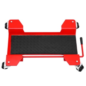 Flroha Dirt Bike Stand ,Motorcycle Stand, 771 Lbs Capacity Rear Wheel Lift with 4 Wheels Unilateral Elevation Dirtbike Lift Height Stands Lifting for Dirt Pit Bike Repair&Maintainance