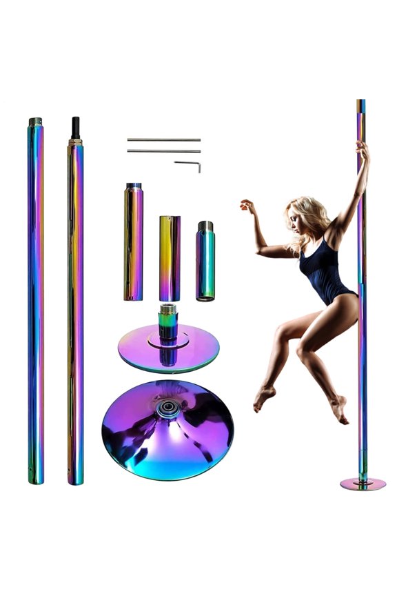 Portable Pole Dancing Pole 45mm Professional Dance Pole with Base Removable Dancing Equipment for Home Party Pub Studio Gym Fitness beneficial