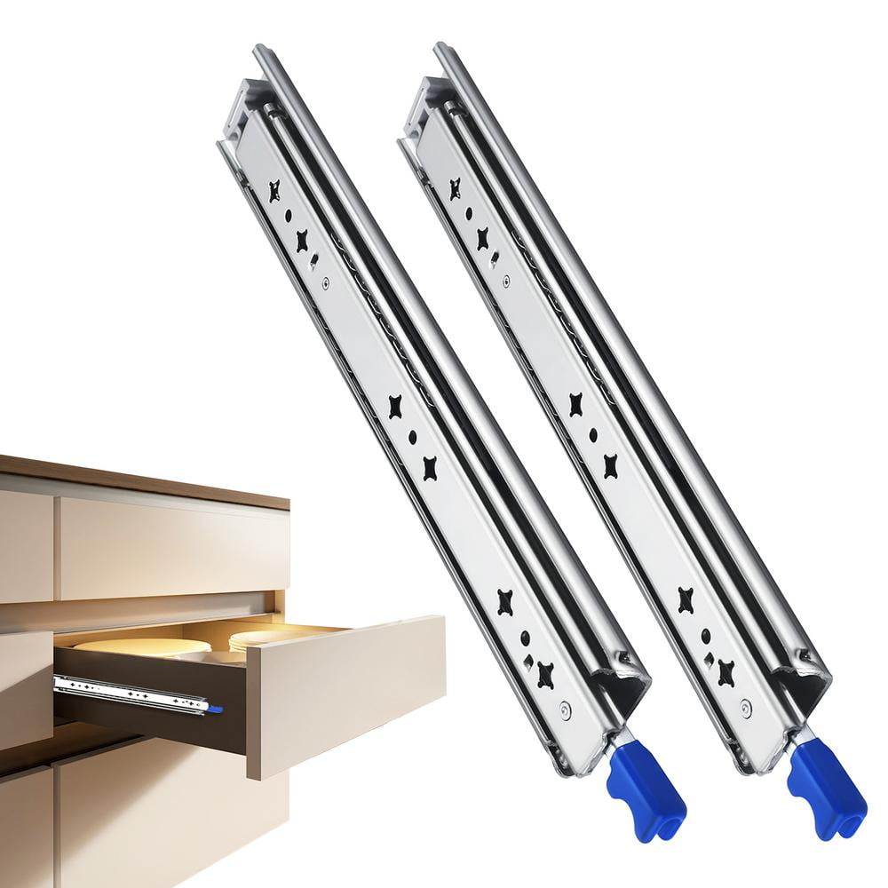 Flroha Side Mount Drawer Slides Drawer Rails Drawer Hardware Slide Full ...