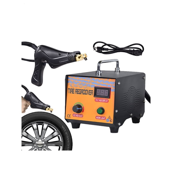 Flroha Tire Groover Machine 1000w Truck Tire Groover Tool Truck Off-Road Grooving Cutter, Tire Grooving Machine Truck Tire for Deepening The Tread Pattern, Truck Car Tire Grooving Tool