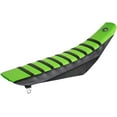 thumbnail image 1 of Flu Designs Inc 25503 Pro Rib Seat Cover - Black/Green/Black, 1 of 2