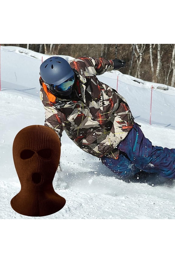 Flu Medicine Warm Three Hole Knitted Funny Ski Wrap 39cm Universal Size Can Be As Ski Cycling Last Minute