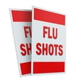 thumbnail image 1 of Flu Shots (2-PACK) 24" x 36" Plastic Signs | Sign Insert 4mm Corrugated Plastic Signs Storefront Window Poster, 1 of 2