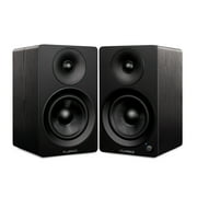 Fluance Ai41 Powered 2-Way 2.0 Stereo Bookshelf Speakers with 5 Drivers, 90W Amplifier for Turntable, TV, PC and Bluetooth 5 Wireless Music Streaming with RCA, Optical & Subwoofer Out Black Ash