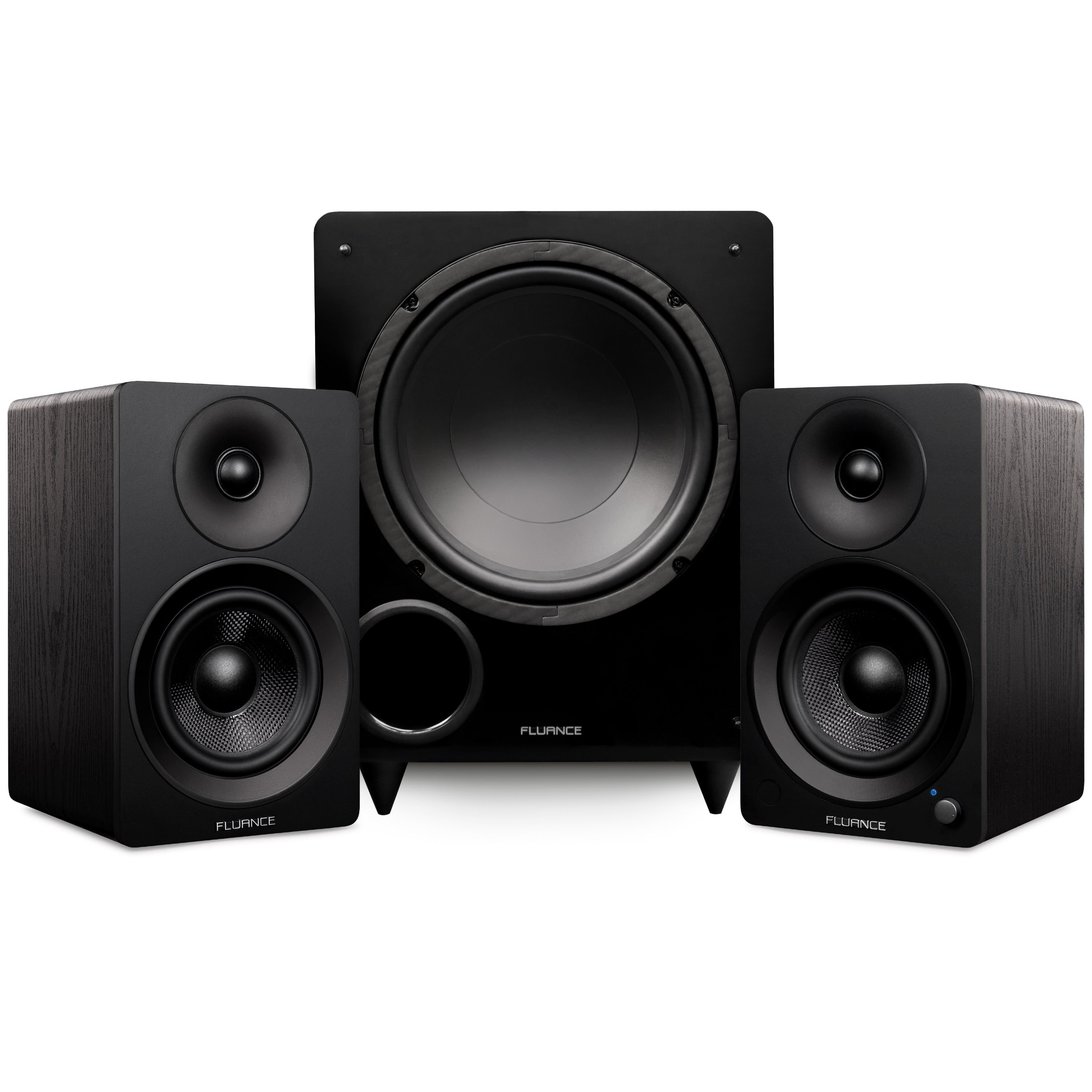 Fluance Ai41 Powered Bookshelf Speakers and DB10 Powered Subwoofer - Thumbnail 3