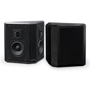 Fluance Elite High Definition 2-Way Bipolar Surround Speakers for Wide Dispersion Surround Sound in Home Theater Systems - Black Ash/Pair SXBP2
