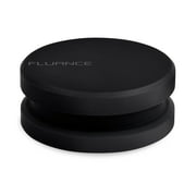Fluance HiFi Vinyl Record Weight Stabilizer High Mass 760 gram Steel LP Disc Turntable Accessory with Antiresonance Rubberized Coating and Protective Velvet Pad for Vibration Damping RW03